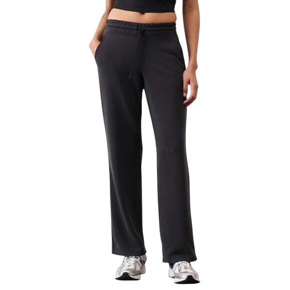 Athleta Seasoft Mid Rise Straight Pant Black Size Large - Picture 1 of 14